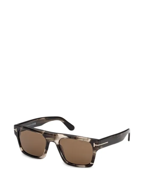 TOM FORD Eyewear Cyrus-02square sunglasses Brown FT1337