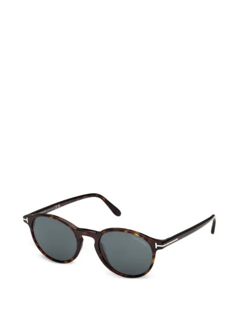 TOM FORD Prescott round-frame sunglasses Brown FT133152V