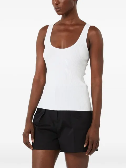 Max Mara scoop-neck tank top White 2611361032600