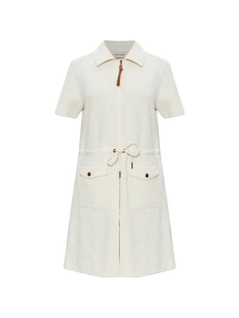 Moncler Bouclé mini dress Neutrals L10938I0001289BBV
