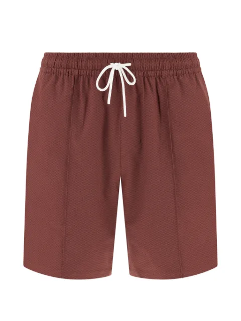 Boggi Milano printed swim shorts Brown BO26P004803
