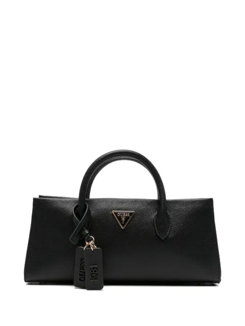 GUESS USA logo-plaque tote bah Black ZG9672040