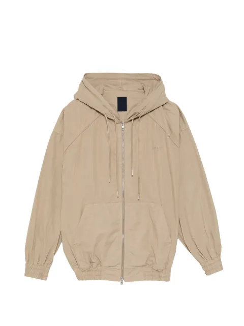 Juun.J hooded zip-up jacket Neutrals JC6141PC2