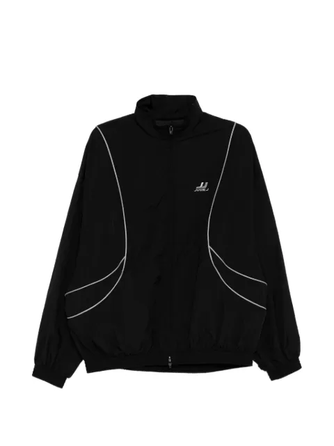 Juun.J ripstop batwing-sleeves jacket Black JW6339W03