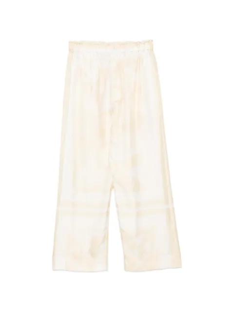Carven patterned trousers Neutrals 6261K21172