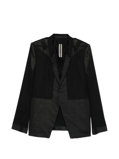 Rick Owens Fogpocket blazer Black RU01F2724CVSKE