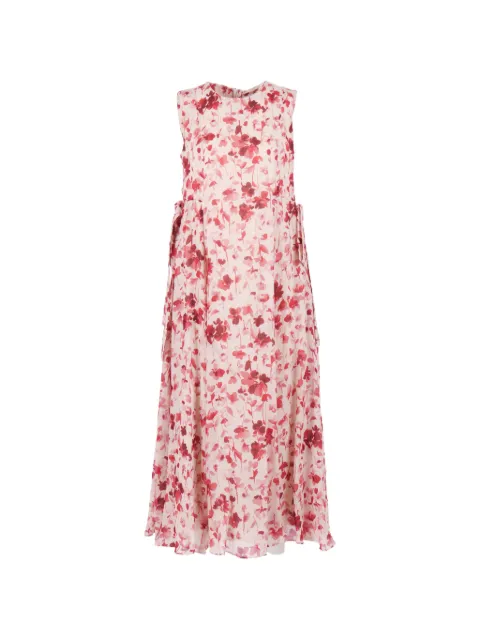 'S Max Mara floral tie dress Pink 2619221023600