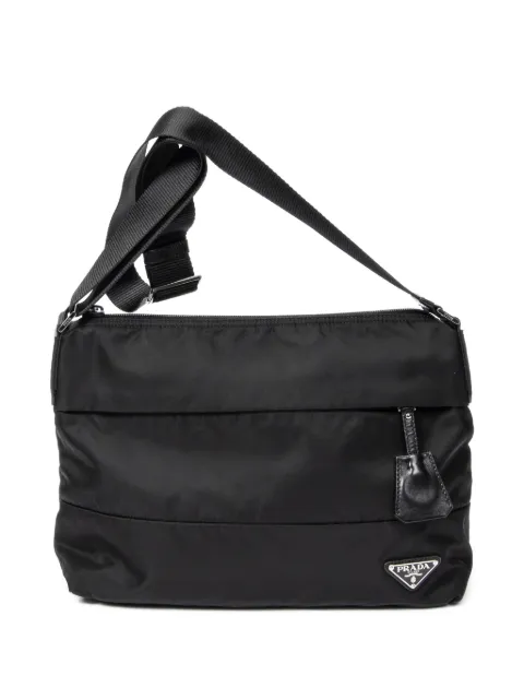 Prada Pre-Owned panelled shoulder bag Black 25