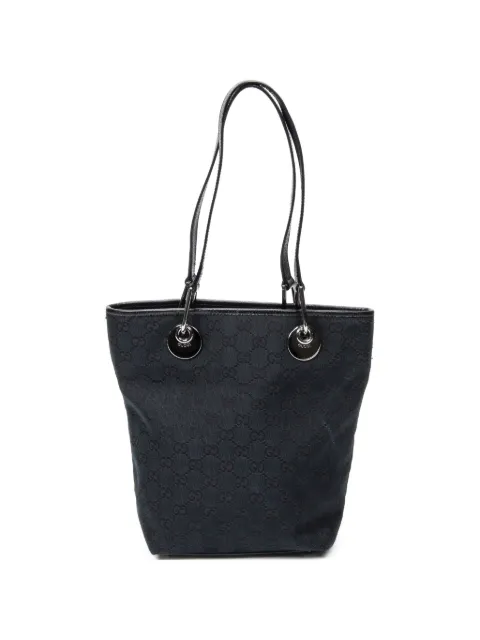 Gucci Pre-Owned small Eclipse Shopping tote bag Black 120840002404
