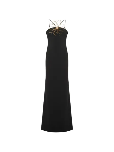 Taller Marmo Jacqueline open-back maxi dress Black TMSS2606133