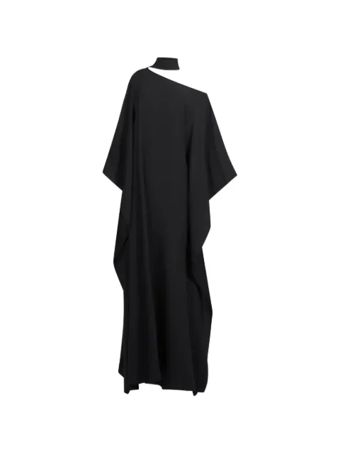 Taller Marmo Barths one-shoulder kaftan Black TMSS2654133