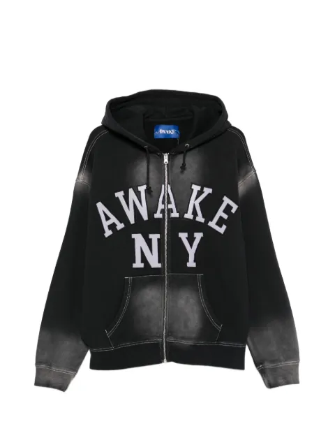 Awake NY zip-up hoodie Black AWKSP26HD002