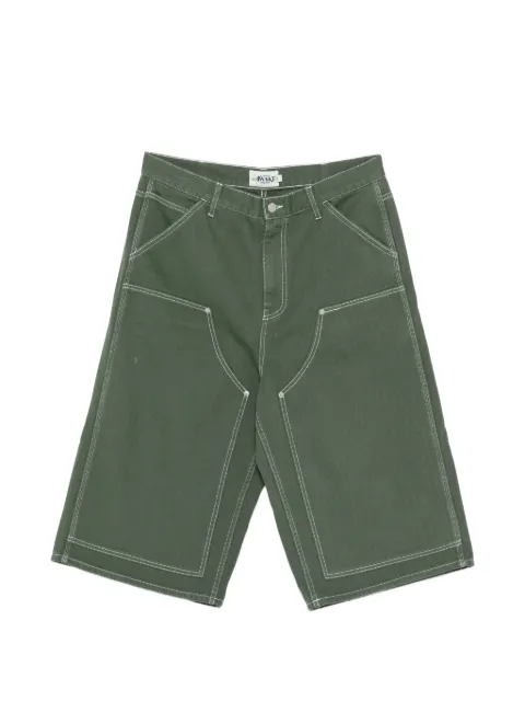 Awake NY contrast-stitching bermuda short Green AWKSP26PA009