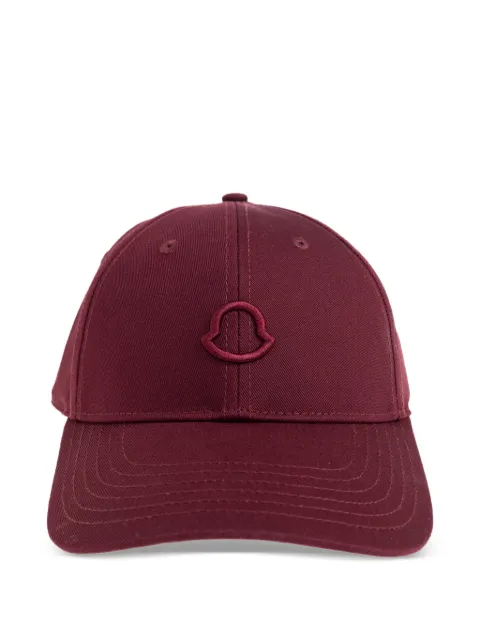 Moncler embroidered-logo cotton baseball cap Red L10933B000330U082