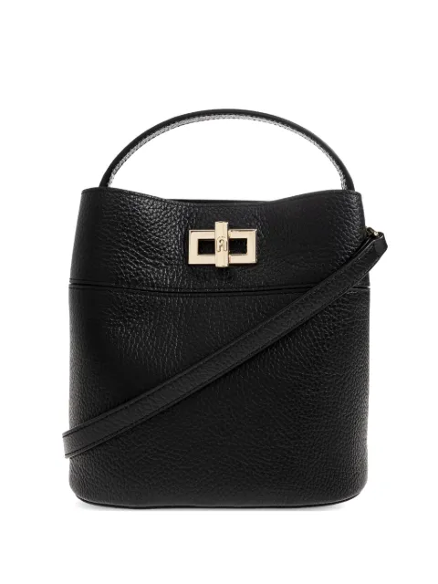 Furla Amelia top-handle leather mini bag Black WE00879HSF000