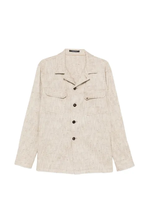 Tagliatore button pocket shirt Neutrals GCALVINA50088U
