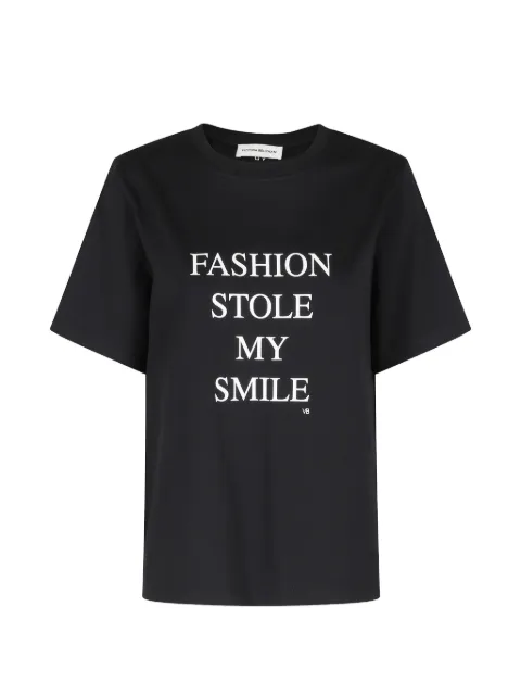 Victoria Beckham crew-neck T-shirt Black 1322JTS004130B
