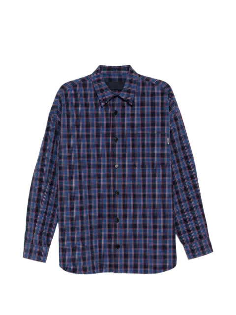 Juun.J plaid seersucker shirt Blue JC6164P05