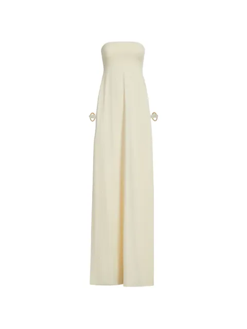 Taller Marmo Penelope ring cut-out swimsuit Neutrals TMSS2681101