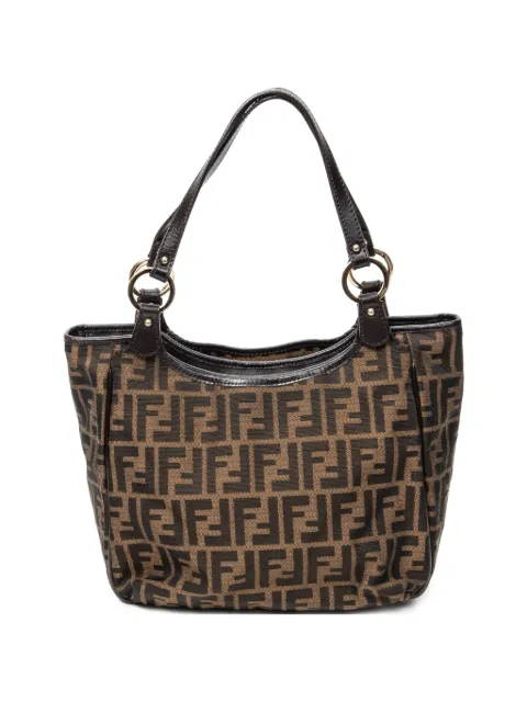 Fendi Pre-Owned small Chef tote bag Brown 23058BH156JWU078