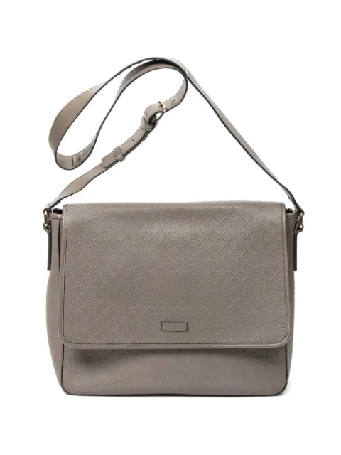Gucci Pre-Owned Guccissima cross body bag Grey 355333001998