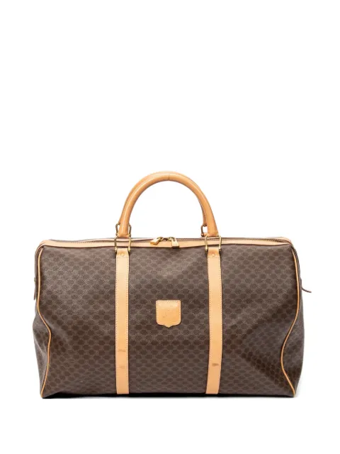 Celine Pre-Owned Macadam boston bag Brown M14