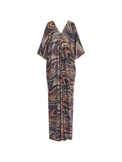 Taller Marmo Gala sequinned maxi dress Black TMSS2623900