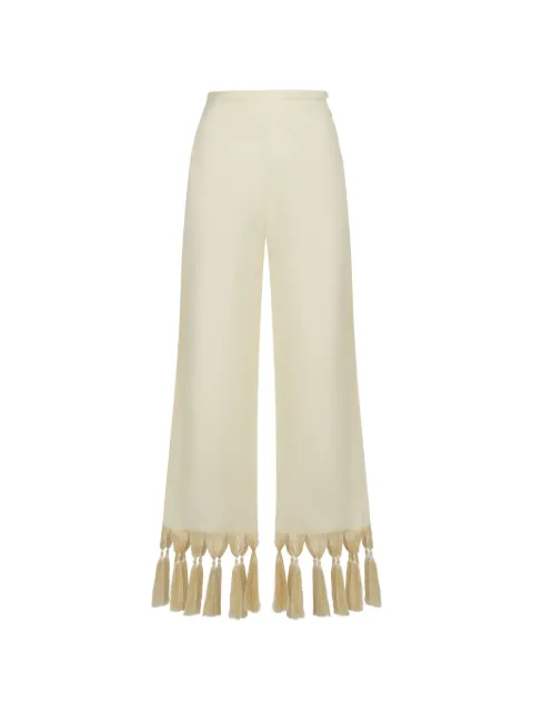 Taller Marmo Marlino fringed trousers Neutrals TMSS2697101