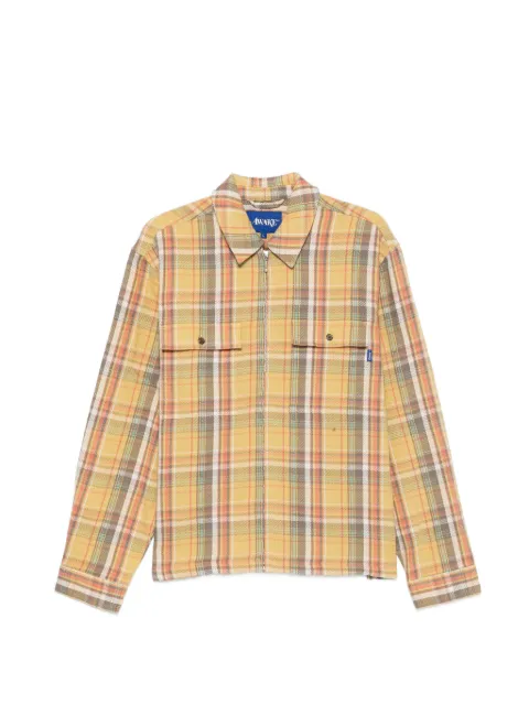 Awake NY Rivington buttoned checked shirt Yellow TP001YELLOW