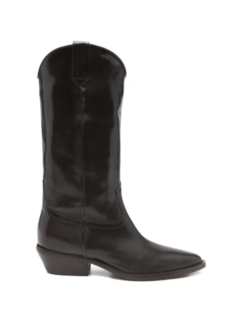 Julie Dee pointed cowboy boots Brown MW590