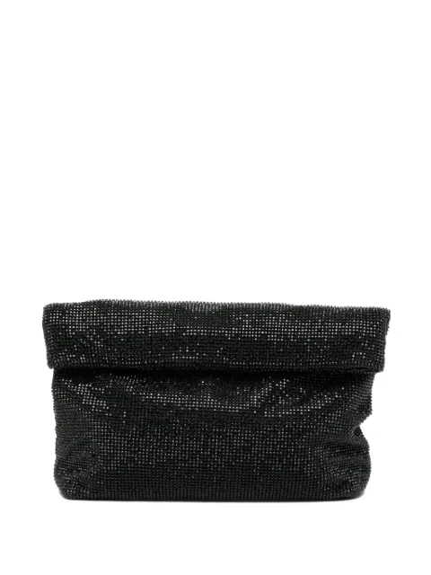 TWENTY FOURHAITCH Varadero foldover clutch bag Black VARADERO