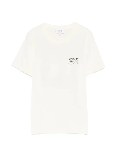 Maison Kitsuné printed T-shirt Neutrals QW00104KJ7026