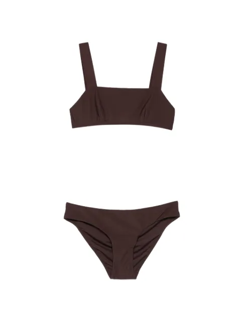 BONDI BORN Anja II and Nadia bikini set Brown SIBP917SSET