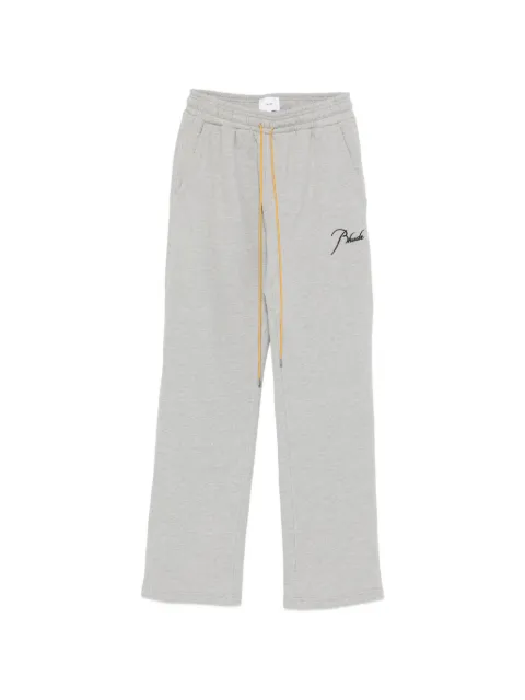 RHUDE signature drawstring trousers Grey RHPS26PA02103