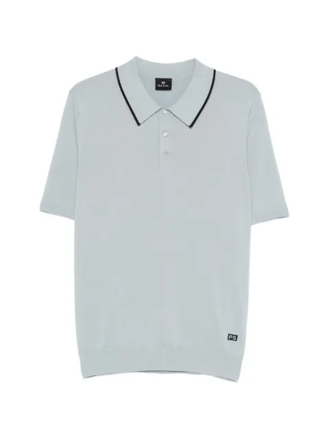 PS Paul Smith logo-patch polo shirt Blue M2R818ZV22594