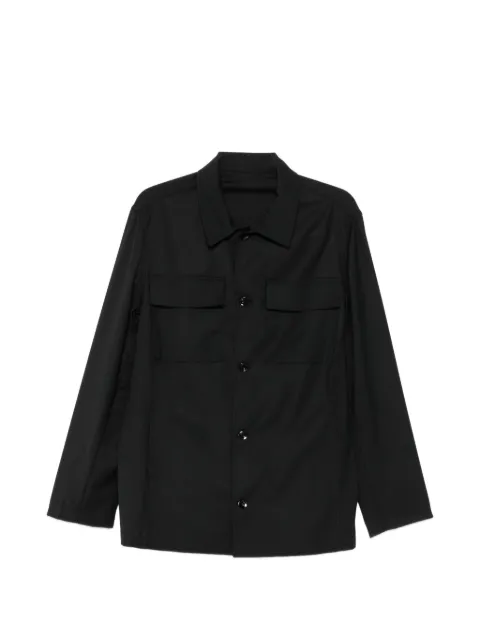 michael coal flap-pocket button-up jacket Black MCJAM3687S26019