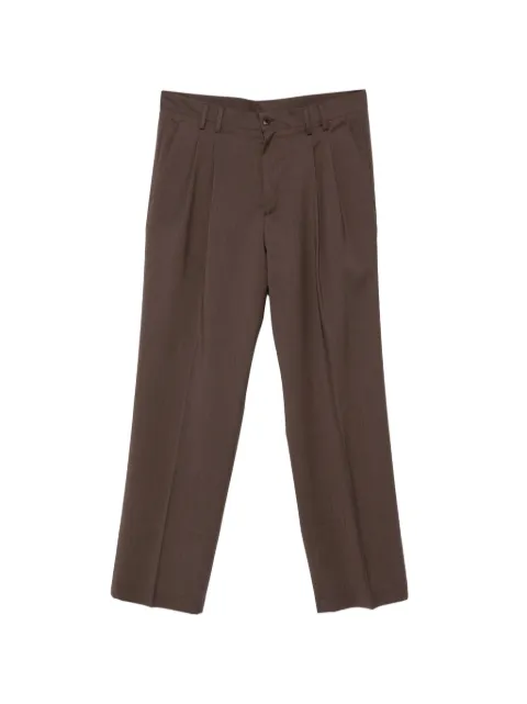 Costumein Norrie pleated straight-leg trousers Brown 26S18NORRIETIMISOARA