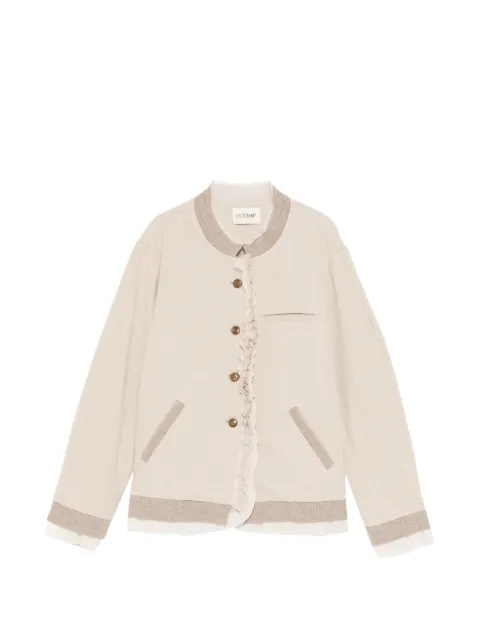 COTEMP ruffled button jacket Brown R14JKNOP