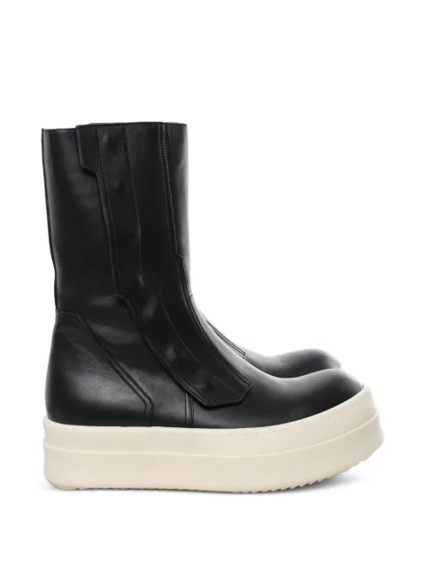 Rick Owens platform zip sneakers Black RU01F2858LCO