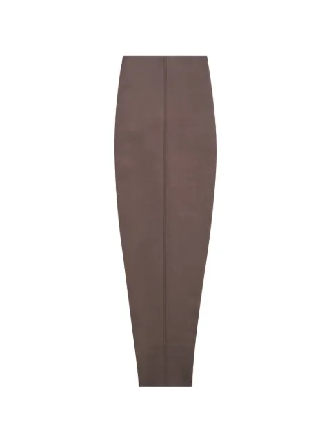 Rick Owens Theresa slim cut skirt Brown RP01F6695KST