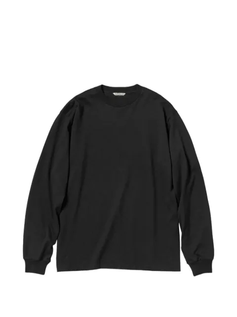 Auralee long-sleeve T-shirt Black A00P01GTPS26BLACK