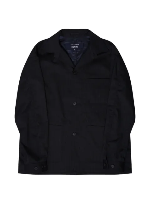 Comme des Garçons Homme notched-lapel patch-pocket jacket Black HQJ005