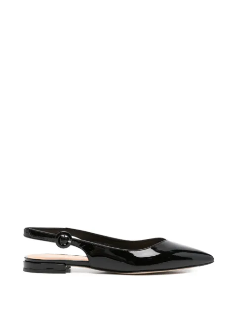 Julie Dee buckle strap ballet flats Black CE408