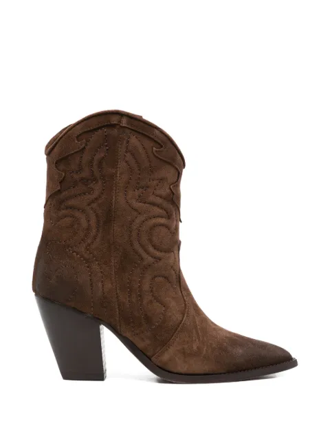 Julie Dee patterned boots Brown ME605