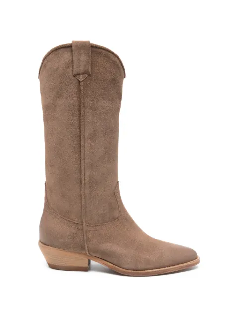 Julie Dee pointed cowboy boots Brown MW590