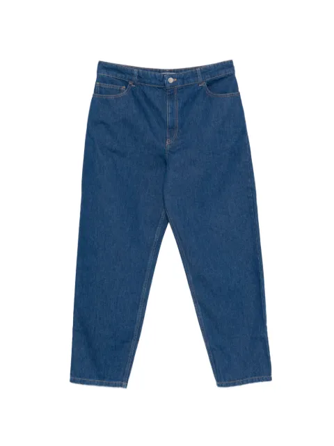 Maison Kitsuné button-fastening jeans Blue QM01103WD4023