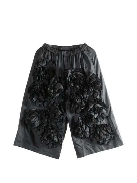 Comme Des Garçons Comme Des Garçons ruffled trousers Black RQP018