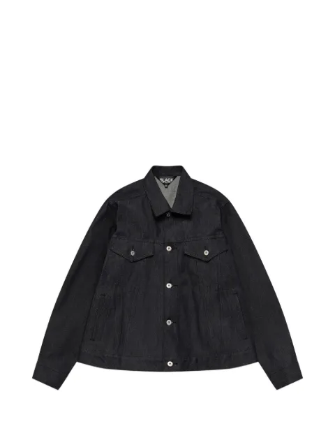 Black Comme Des Garçons denim jacket Black 1QJ001