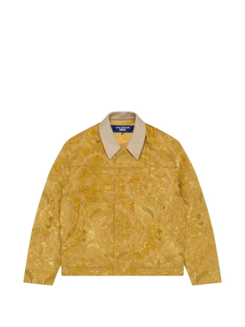 Junya Watanabe MAN patterned shirt jacket Yellow WQJ022