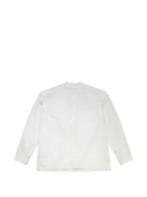 Egg Rupert band-collar shirt White RUPERTSS26CANVASTHINWHITE